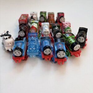Thomas The Tank & Friends Mini Trains Lot Qty: 17 Holiday Advent Calendar EUC